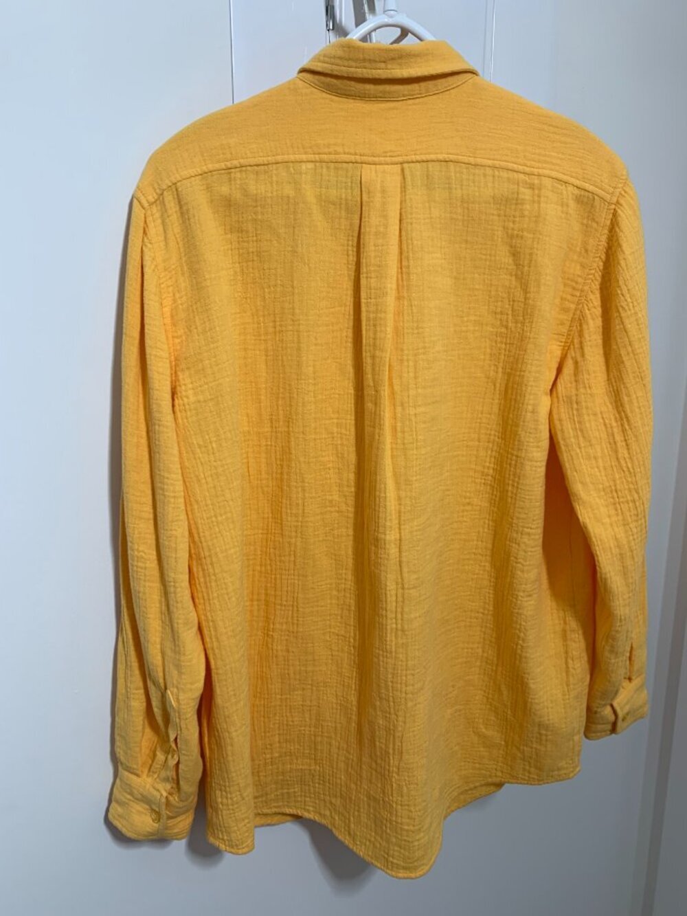 Wilfred Free Organic Cotton Blouse in Yellow Size S oversized - Picture 3 of 9